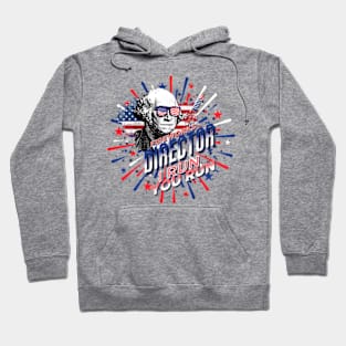 Fireworks Director I Run You Run 4th july George Washington Hoodie